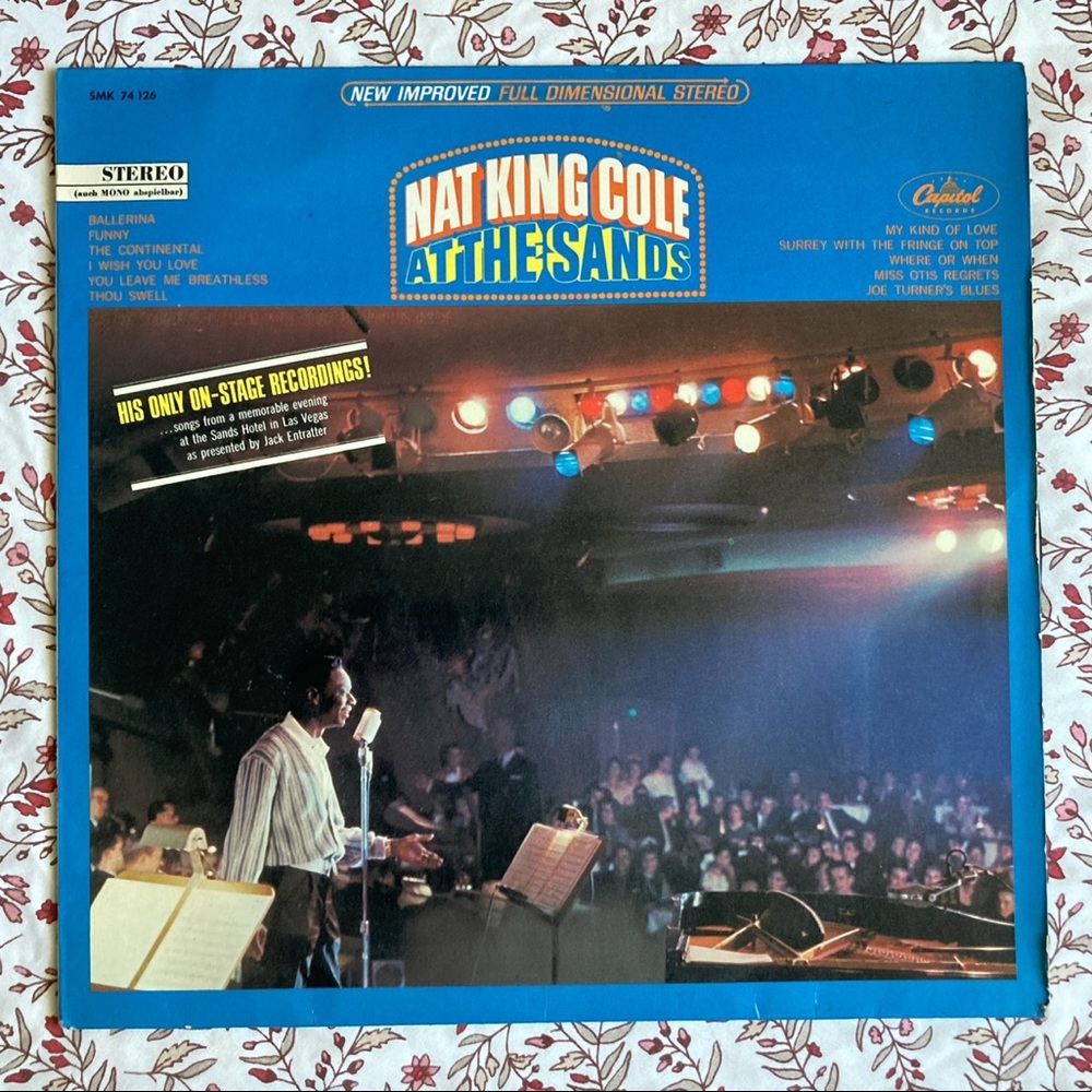 Nat King Cole Vinyl LP record from #CapitolRecords
